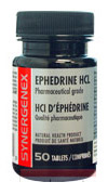 Synergenex Ephedrine HCL 50 Caps